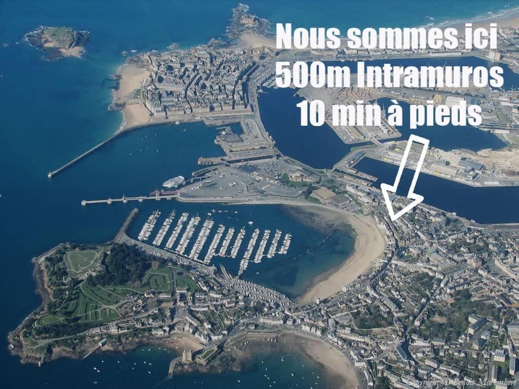 L'Annexe - Plage 50 M Et Remparts A 500 M سان مالو المظهر الخارجي الصورة